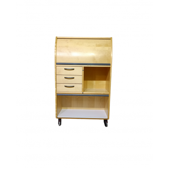 Βιβλιοθήκη Kinnarps χρώματος σημύδα 80X55X130